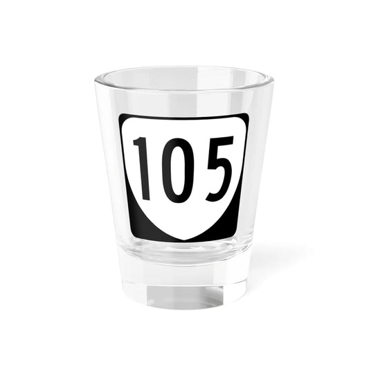 Virginia 105 1980 (Virginia) (Road Sign) Shot Glass 1.5oz 1.5oz - Go Mug Yourself
