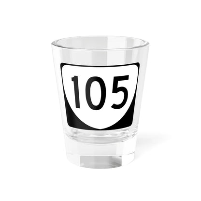 Virginia 105 (Virginia) (Road Sign) Shot Glass 1.5oz 1.5oz - Go Mug Yourself