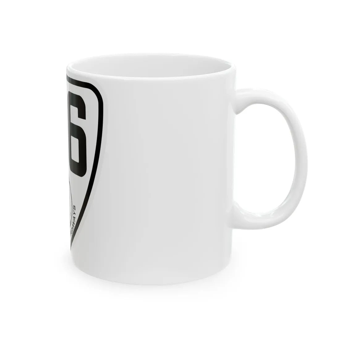 Virginia 106 1924 (Virginia) (Road Sign) White Coffee Mug - Go Mug Yourself
