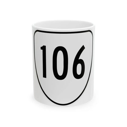 Virginia 106 1956 (Virginia) (Road Sign) White Coffee Mug 11oz - Go Mug Yourself
