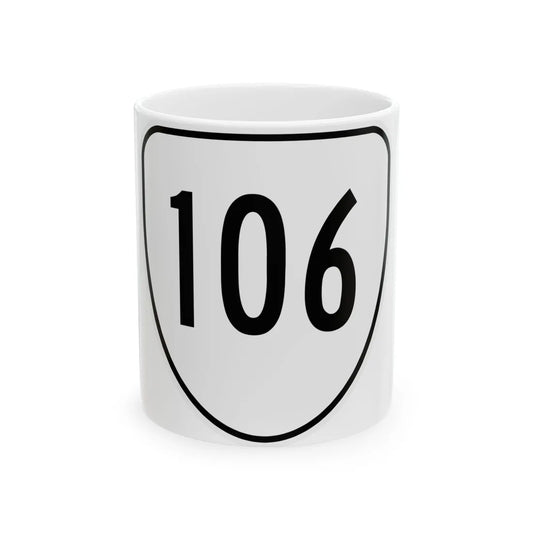 Virginia 106 1956 (Virginia) (Road Sign) White Coffee Mug 11oz - Go Mug Yourself