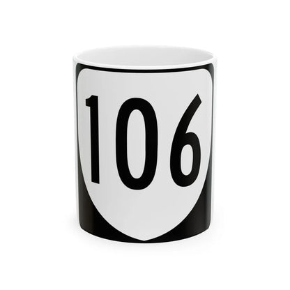 Virginia 106 1980 (Virginia) (Road Sign) White Coffee Mug 11oz - Go Mug Yourself