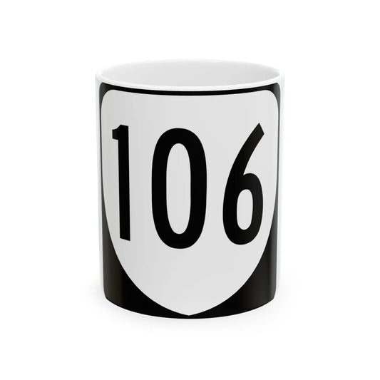 Virginia 106 1980 (Virginia) (Road Sign) White Coffee Mug 11oz - Go Mug Yourself