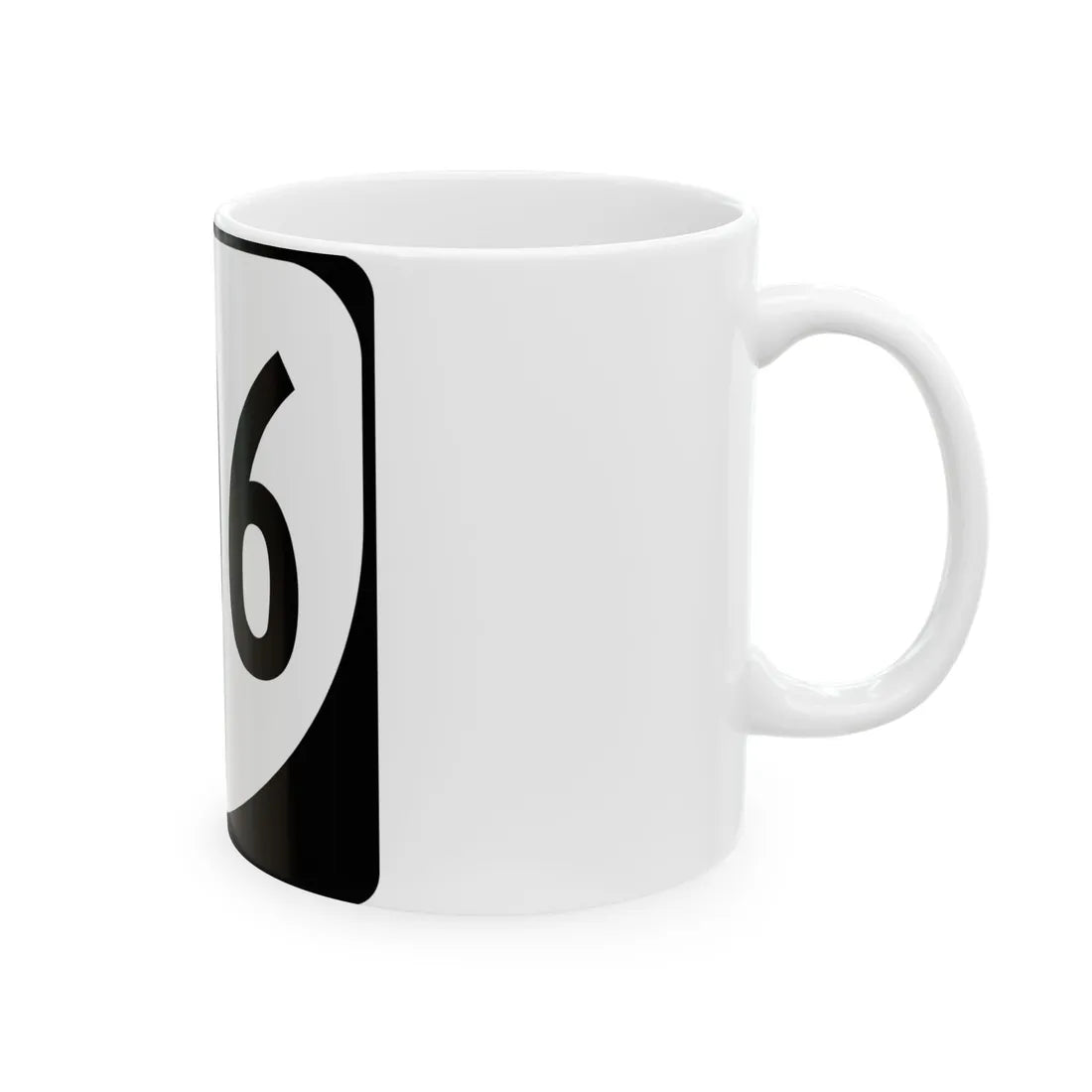 Virginia 106 1980 (Virginia) (Road Sign) White Coffee Mug - Go Mug Yourself