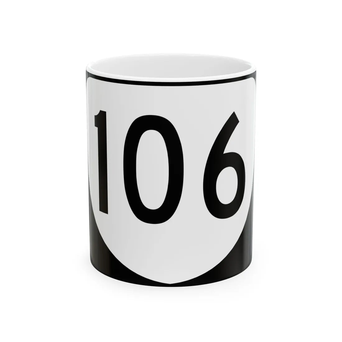Virginia 106 (Virginia) (Road Sign) White Coffee Mug 11oz - Go Mug Yourself