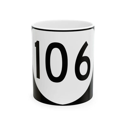 Virginia 106 (Virginia) (Road Sign) White Coffee Mug 11oz - Go Mug Yourself