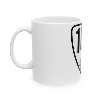 Virginia 107 1924 (Virginia) (Road Sign) White Coffee Mug - Go Mug Yourself