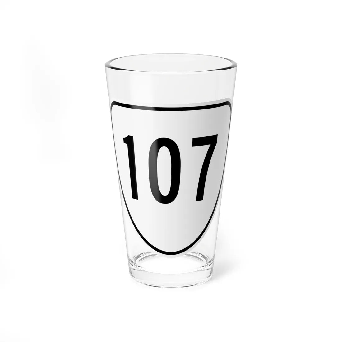 Virginia 107 1956 (Virginia) (Road Sign) Pint Glss 16oz 16oz - Go Mug Yourself