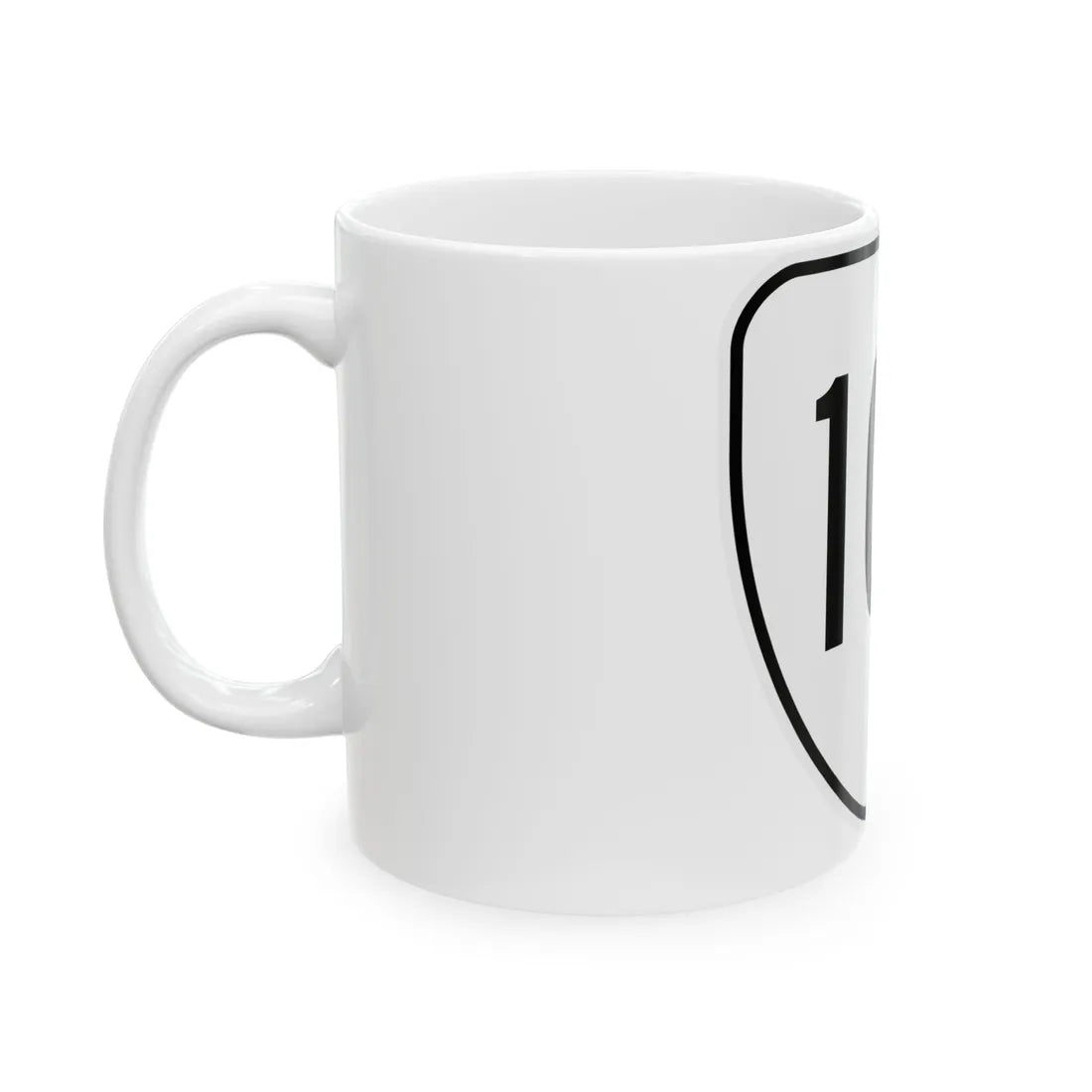 Virginia 107 1956 (Virginia) (Road Sign) White Coffee Mug - Go Mug Yourself