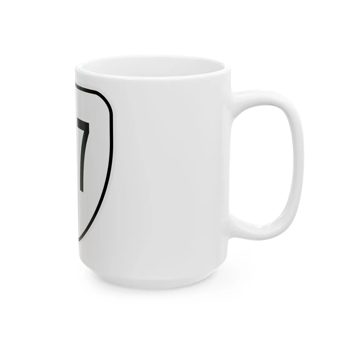 Virginia 107 1956 (Virginia) (Road Sign) White Coffee Mug - Go Mug Yourself