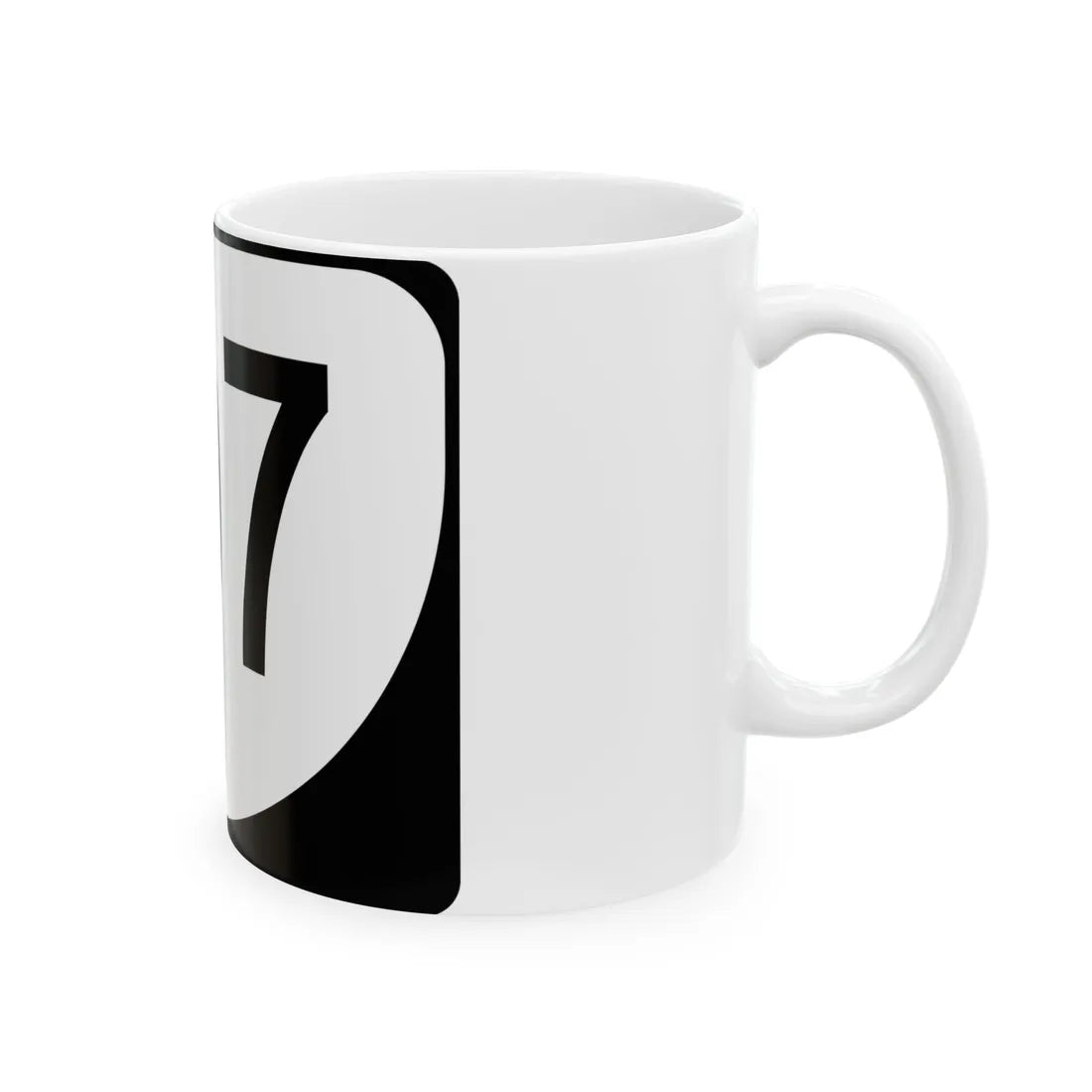 Virginia 107 (Virginia) (Road Sign) White Coffee Mug - Go Mug Yourself