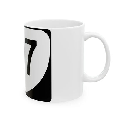 Virginia 107 (Virginia) (Road Sign) White Coffee Mug - Go Mug Yourself