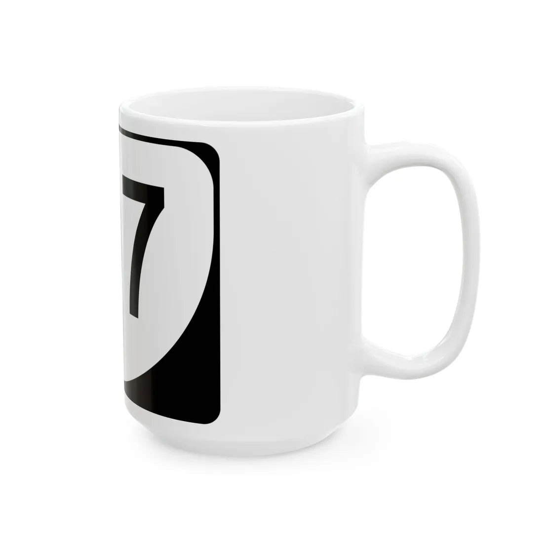 Virginia 107 (Virginia) (Road Sign) White Coffee Mug - Go Mug Yourself
