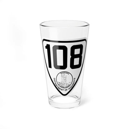 Virginia 108 1924 (Virginia) (Road Sign) Pint Glss 16oz 16oz - Go Mug Yourself