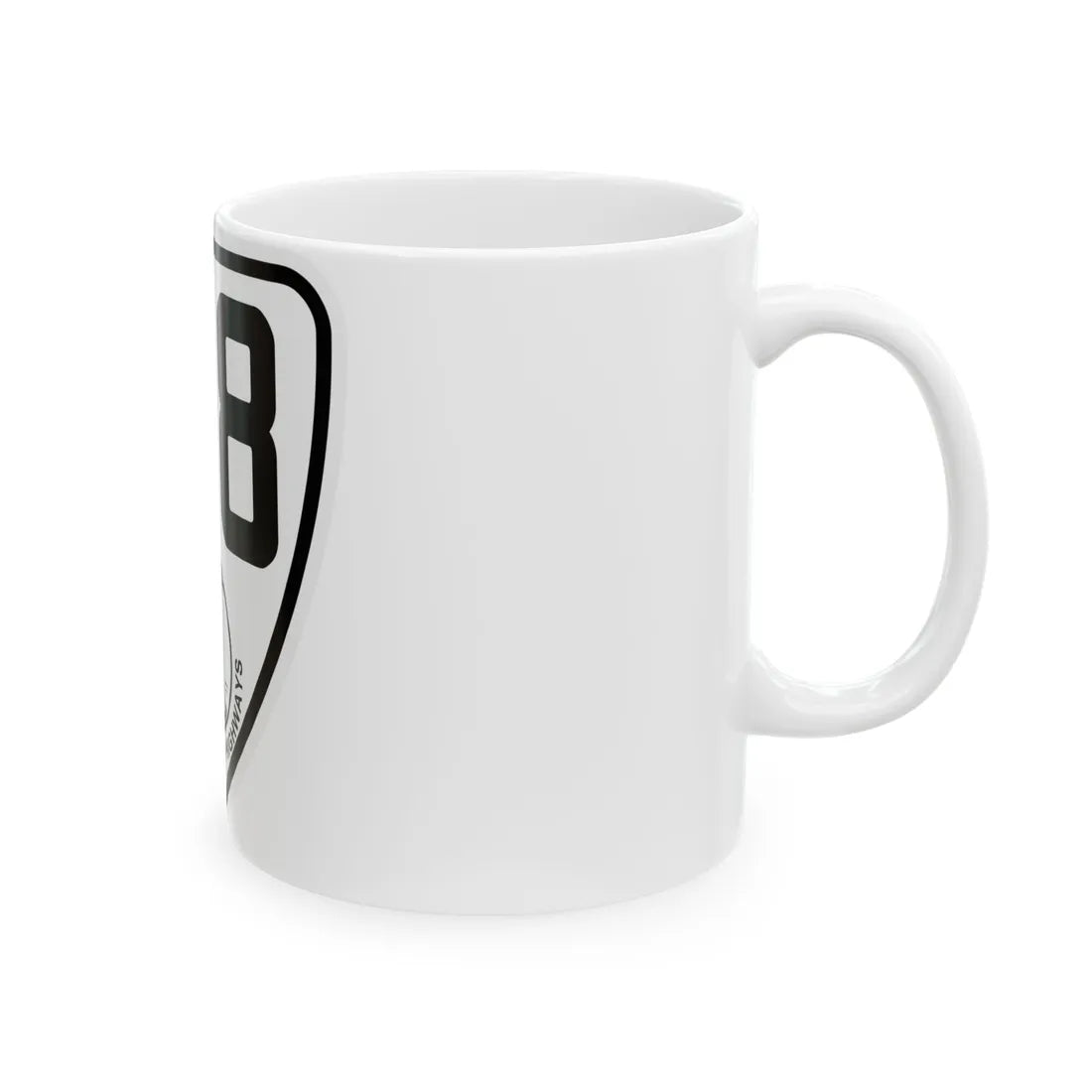 Virginia 108 1924 (Virginia) (Road Sign) White Coffee Mug - Go Mug Yourself