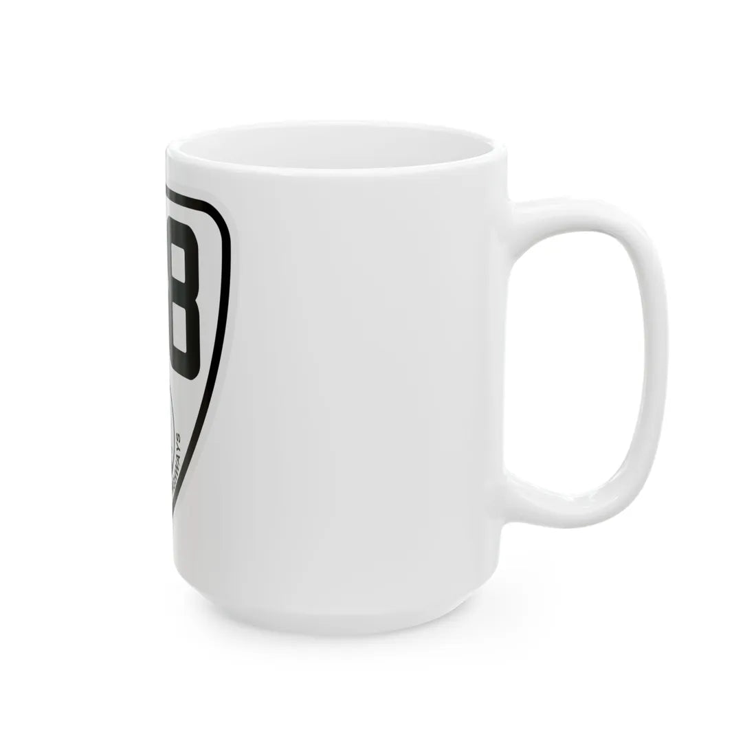 Virginia 108 1924 (Virginia) (Road Sign) White Coffee Mug - Go Mug Yourself