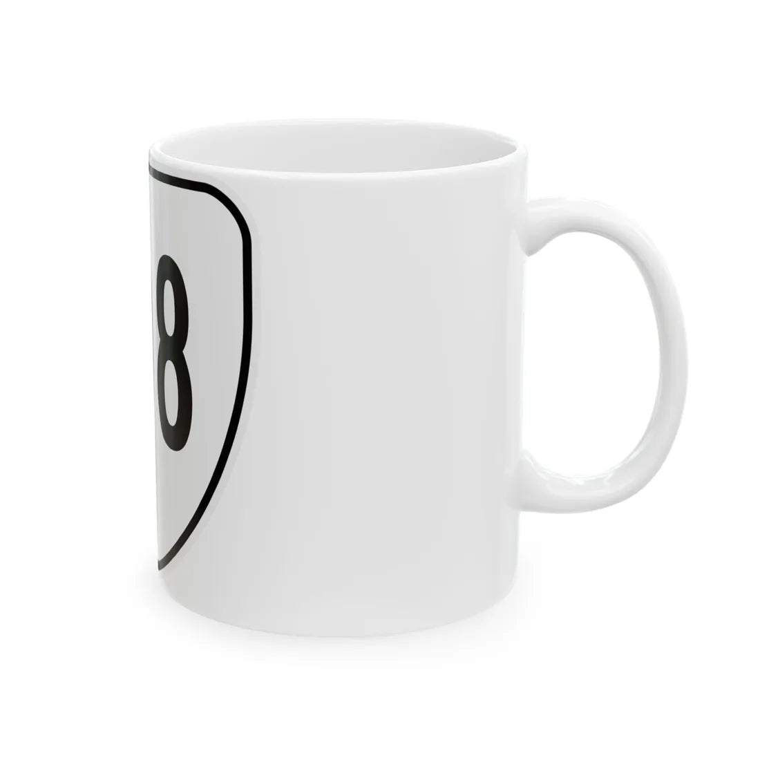 Virginia 108 1956 (Virginia) (Road Sign) White Coffee Mug - Go Mug Yourself