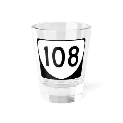 Virginia 108 (Virginia) (Road Sign) Shot Glass 1.5oz 1.5oz - Go Mug Yourself
