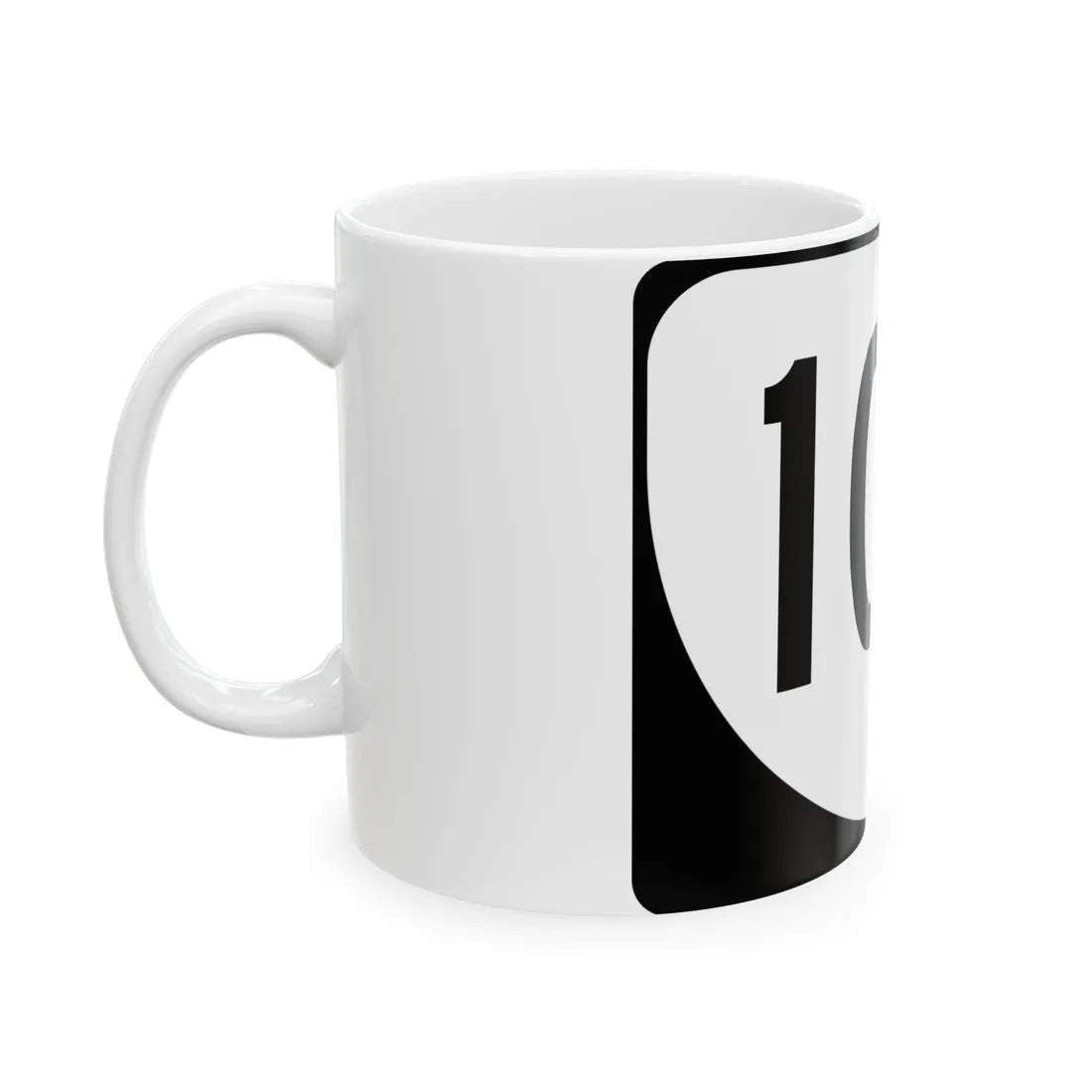 Virginia 108 (Virginia) (Road Sign) White Coffee Mug - Go Mug Yourself