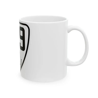 Virginia 109 1924 (Virginia) (Road Sign) White Coffee Mug - Go Mug Yourself