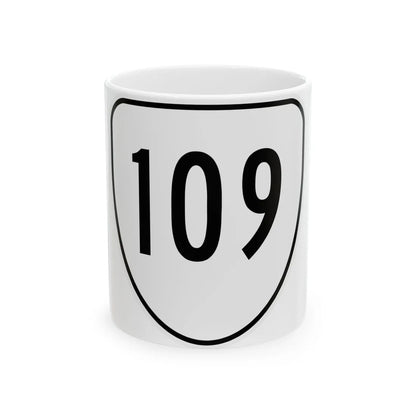 Virginia 109 1956 (Virginia) (Road Sign) White Coffee Mug 11oz - Go Mug Yourself