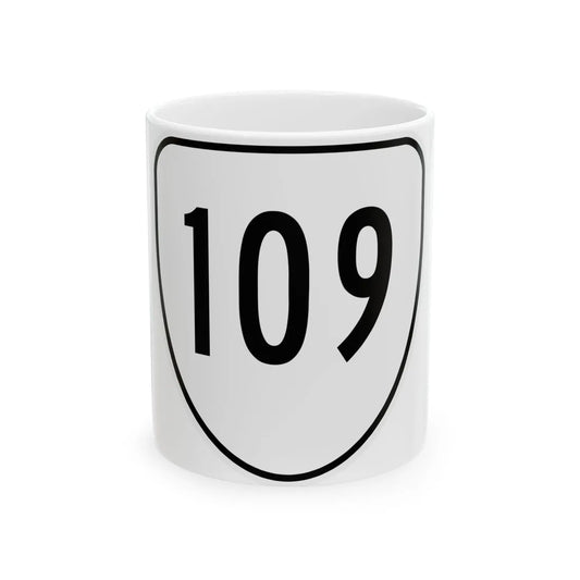 Virginia 109 1956 (Virginia) (Road Sign) White Coffee Mug 11oz - Go Mug Yourself