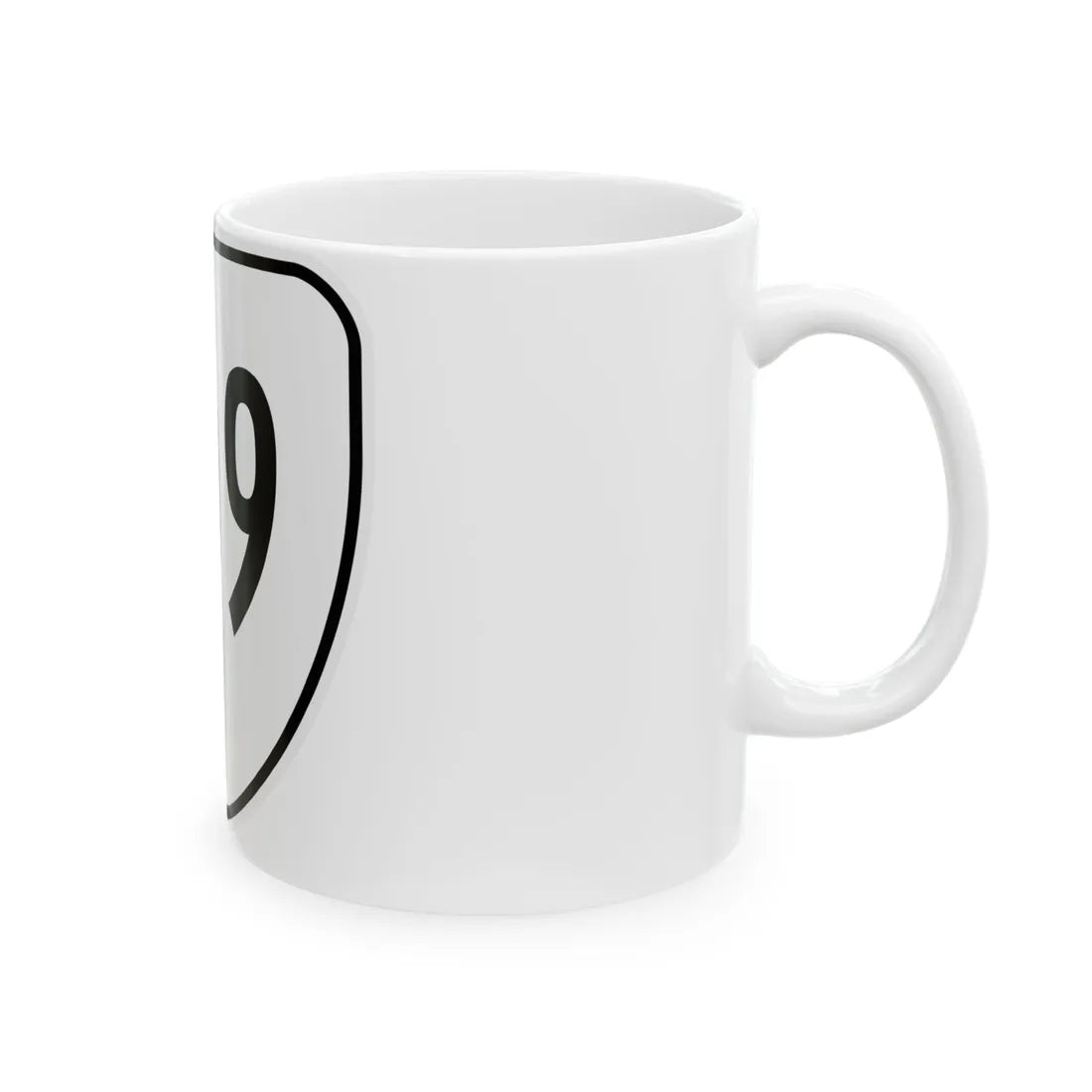 Virginia 109 1956 (Virginia) (Road Sign) White Coffee Mug - Go Mug Yourself