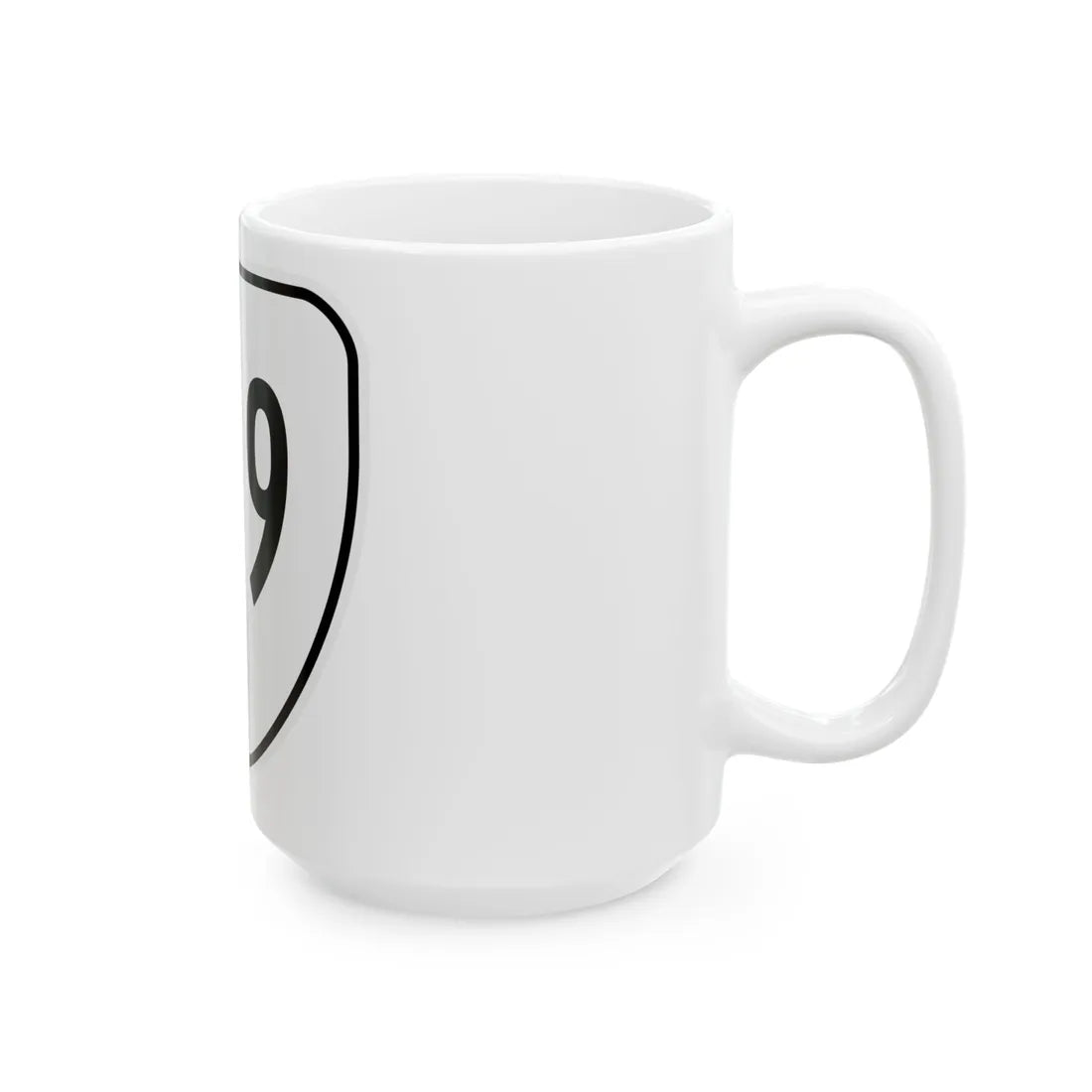 Virginia 109 1956 (Virginia) (Road Sign) White Coffee Mug - Go Mug Yourself