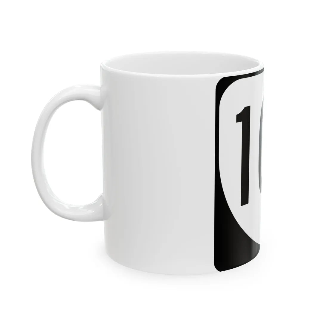 Virginia 109 1980 (Virginia) (Road Sign) White Coffee Mug - Go Mug Yourself