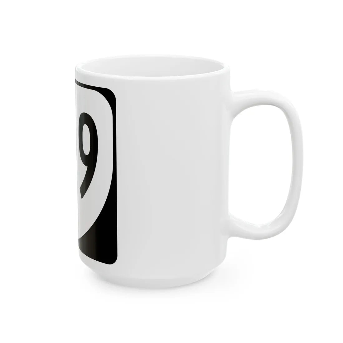 Virginia 109 1980 (Virginia) (Road Sign) White Coffee Mug - Go Mug Yourself
