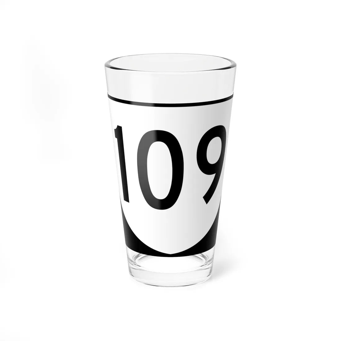 Virginia 109 (Virginia) (Road Sign) Pint Glss 16oz 16oz - Go Mug Yourself