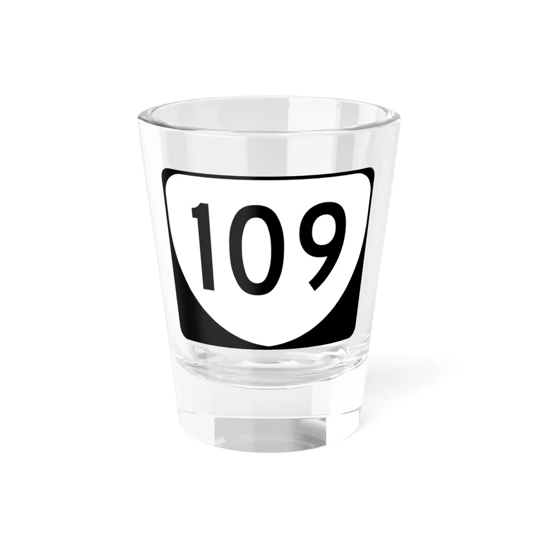 Virginia 109 (Virginia) (Road Sign) Shot Glass 1.5oz 1.5oz - Go Mug Yourself