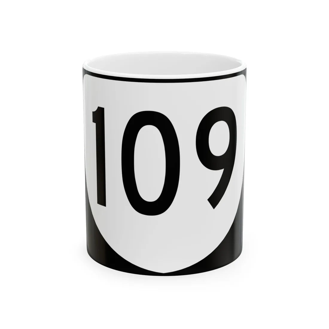 Virginia 109 (Virginia) (Road Sign) White Coffee Mug 11oz - Go Mug Yourself