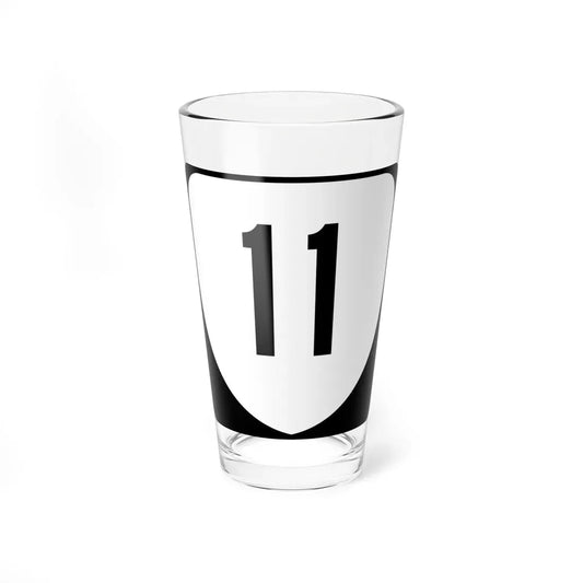 Virginia 11 (Virginia) (Road Sign) Pint Glass 16oz 16oz - Go Mug Yourself