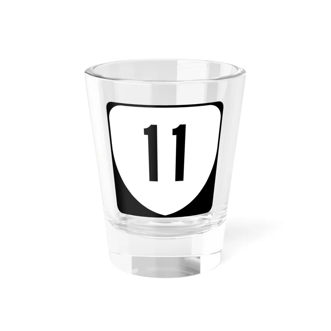 Virginia 11 (Virginia) (Road Sign) Shot Glass 1.5oz 1.5oz - Go Mug Yourself