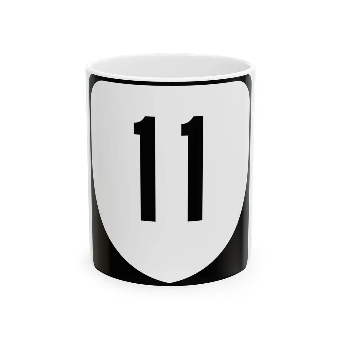 Virginia 11 (Virginia) (Road Sign) White Coffee Mug 11oz - Go Mug Yourself