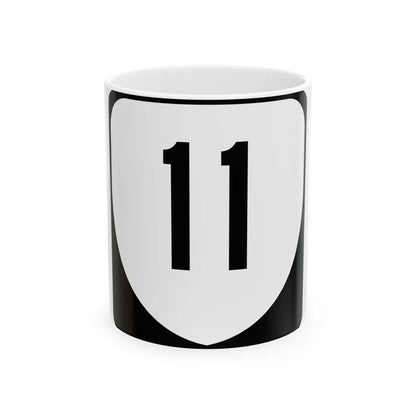 Virginia 11 (Virginia) (Road Sign) White Coffee Mug 11oz - Go Mug Yourself