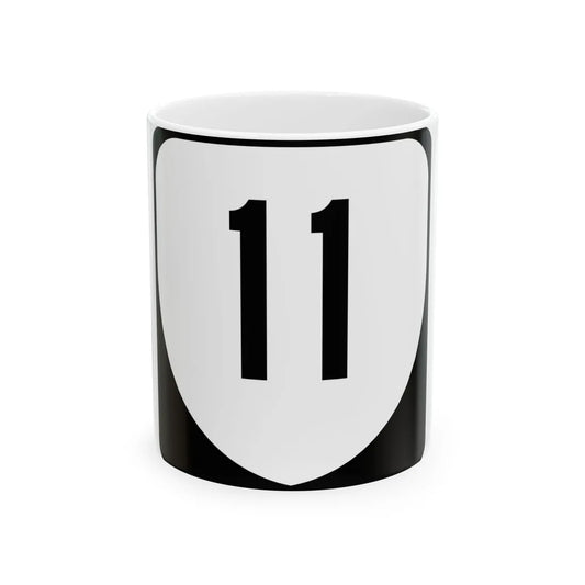 Virginia 11 (Virginia) (Road Sign) White Coffee Mug 11oz - Go Mug Yourself