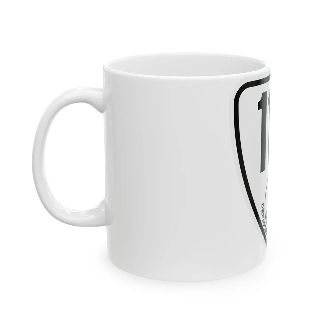 Virginia 110 1924 (Virginia) (Road Sign) White Coffee Mug - Go Mug Yourself