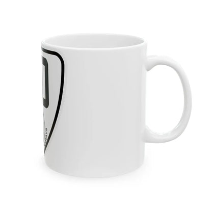 Virginia 110 1924 (Virginia) (Road Sign) White Coffee Mug - Go Mug Yourself
