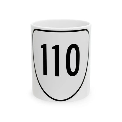Virginia 110 1956 (Virginia) (Road Sign) White Coffee Mug 11oz - Go Mug Yourself
