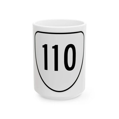 Virginia 110 1956 (Virginia) (Road Sign) White Coffee Mug 15oz - Go Mug Yourself