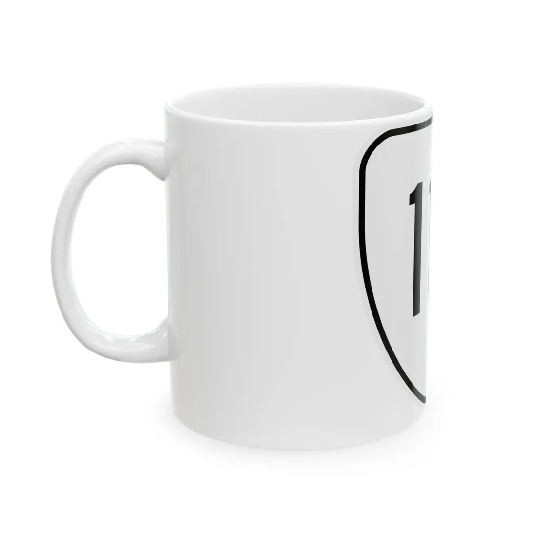 Virginia 110 1956 (Virginia) (Road Sign) White Coffee Mug - Go Mug Yourself