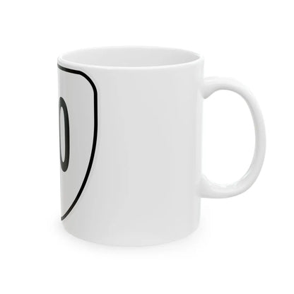 Virginia 110 1956 (Virginia) (Road Sign) White Coffee Mug - Go Mug Yourself