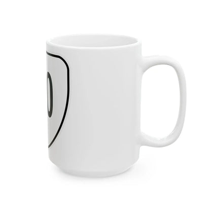 Virginia 110 1956 (Virginia) (Road Sign) White Coffee Mug - Go Mug Yourself