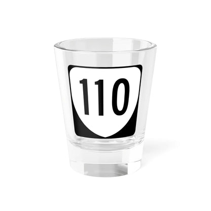 Virginia 110 1980 (Virginia) (Road Sign) Shot Glass 1.5oz 1.5oz - Go Mug Yourself