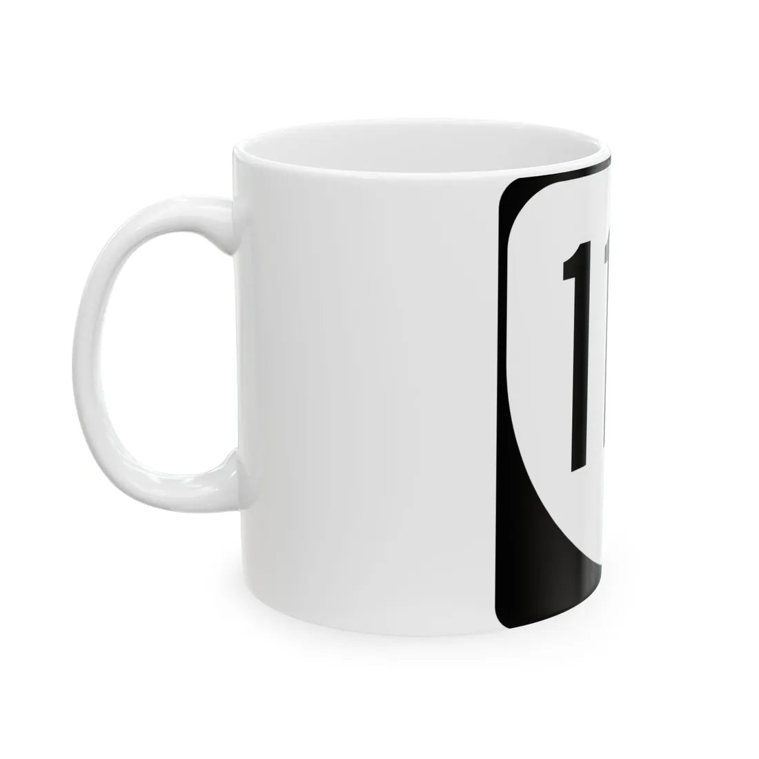 Virginia 110 1980 (Virginia) (Road Sign) White Coffee Mug - Go Mug Yourself