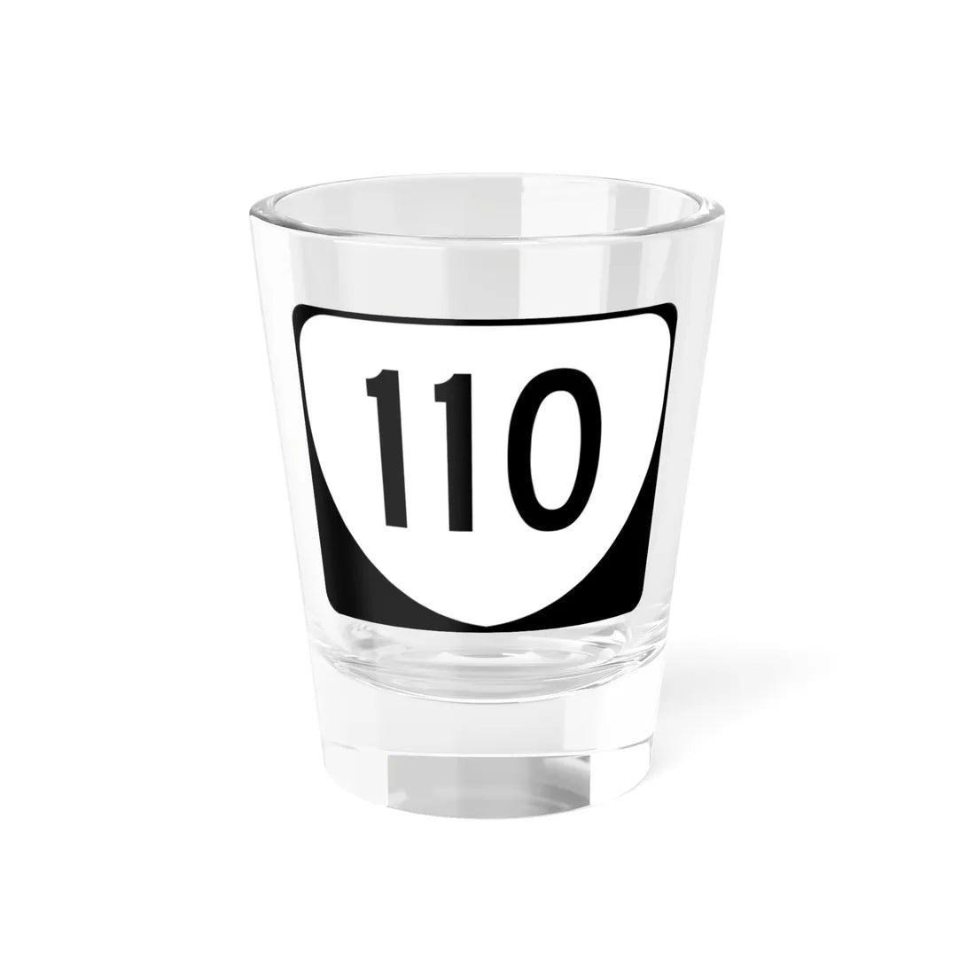Virginia 110 (Virginia) (Road Sign) Shot Glass 1.5oz 1.5oz - Go Mug Yourself