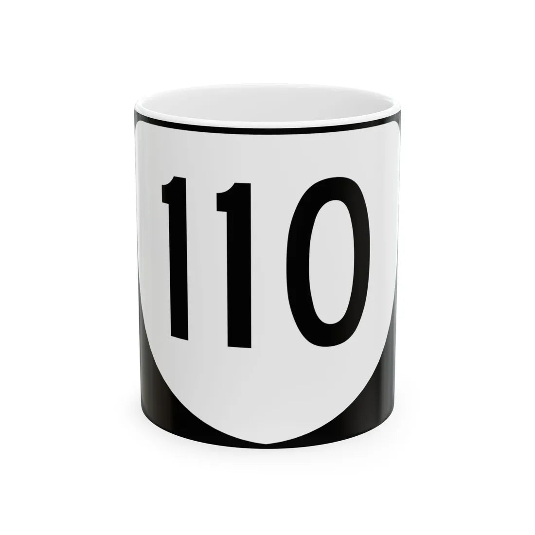 Virginia 110 (Virginia) (Road Sign) White Coffee Mug 11oz - Go Mug Yourself