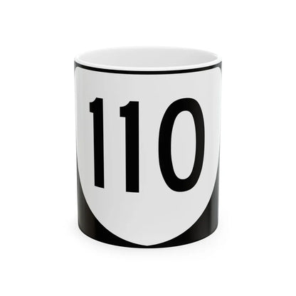 Virginia 110 (Virginia) (Road Sign) White Coffee Mug 11oz - Go Mug Yourself